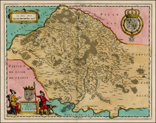 France Map By Willem Janszoon Blaeu