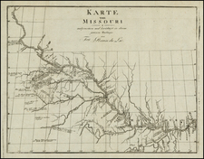 Karte von Missouri -- aufgenomen und berichtigt in ihrem ganzen Umfange von Frrois Perin du Lac