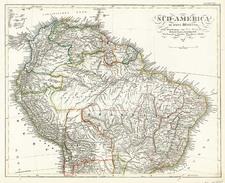 South America Map By Adolf Stieler