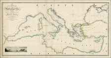 Europe, Turkey, Mediterranean, Turkey & Asia Minor, Balearic Islands and Greece Map By James Wyld / I. Foss Dessiou