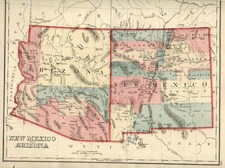 Southwest Map By OW Gray