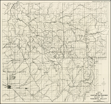 Yosemite Map By Yosemite National Park Commission