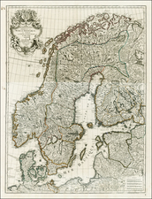 Russia, Baltic Countries and Scandinavia Map By Jean-Claude Dezauche