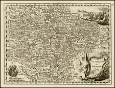 Czech Republic & Slovakia Map By George Louis Le Rouge