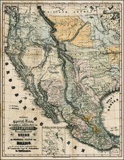 Texas, Plains, Southwest, Rocky Mountains and California Map By Bruno Schmolder