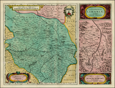 France Map By Willem Janszoon Blaeu