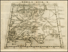 India Map By Girolamo Ruscelli