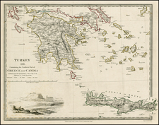 Balearic Islands and Greece Map By SDUK