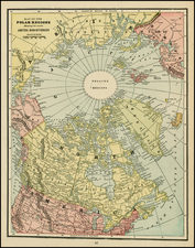 Polar Maps Map By George F. Cram