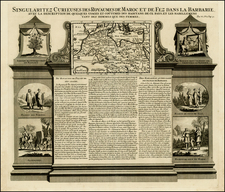 North Africa Map By Henri Chatelain