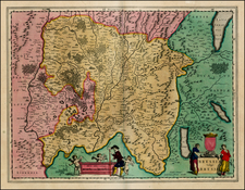 France Map By Willem Janszoon Blaeu