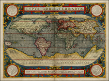 World Map By Abraham Ortelius