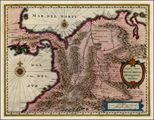 South America Map By Willem Janszoon Blaeu