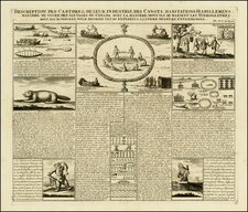 Canada Map By Henri Chatelain