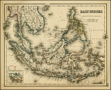 Southeast Asia and Other Pacific Islands Map By G.W.  & C.B. Colton