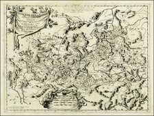 China Map By Vincenzo Maria Coronelli