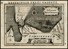 Polar Maps, Russia and Baltic Countries Map By Pieter Bertius