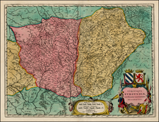 France Map By Willem Janszoon Blaeu