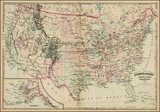 United States Map By Asher  &  Adams