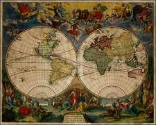 World and World Map By Johannes De Ram