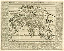 Asia and Asia Map By Henri Chatelain