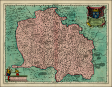 France Map By Willem Janszoon Blaeu