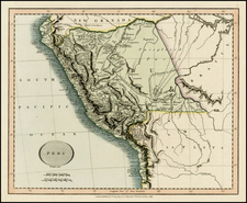 South America Map By John Cary