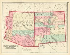 Southwest Map By O.W. Gray