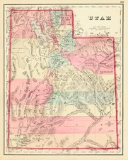 Southwest and Rocky Mountains Map By O.W. Gray