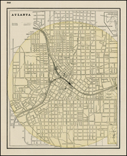 Southeast Map By George F. Cram