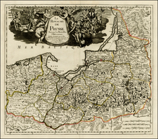 Poland and Baltic Countries Map By George Louis Le Rouge