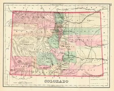 Southwest and Rocky Mountains Map By O.W. Gray