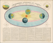 Celestial Maps Map By J. Andriveau-Goujon