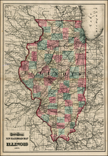 Midwest Map By O.W. Gray