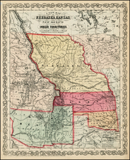 Midwest, Plains, Southwest and Rocky Mountains Map By Charles Desilver