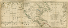 United States, Texas, Plains, Rocky Mountains, Alaska, North America, Baja California, Pacific and California Map By Thomas Jefferys