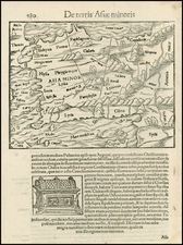 Turkey, Turkey & Asia Minor and Balearic Islands Map By Sebastian Munster