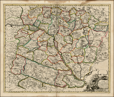 Austria, Hungary and Balkans Map By John Senex