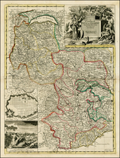 Switzerland and Italy Map By John Senex