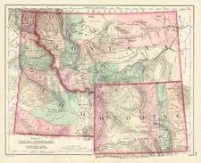 Plains and Rocky Mountains Map By O.W. Gray