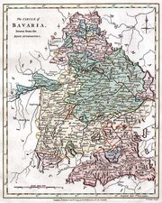 Europe, Austria and Germany Map By Robert Wilkinson