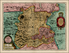 France Map By Willem Janszoon Blaeu