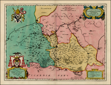 France Map By Willem Janszoon Blaeu