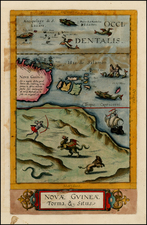 Asia, Southeast Asia, Australia & Oceania, Australia and Oceania Map By Cornelis de Jode