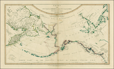 Alaska, Russia in Asia and Canada Map By William Faden