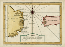 South America Map By Jacques Nicolas Bellin