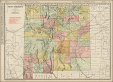 Southwest and Rocky Mountains Map By Rand McNally & Company