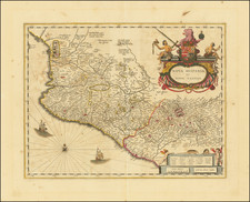 Mexico Map By Willem Janszoon Blaeu