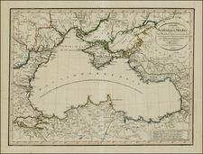 Ukraine, Romania, Balkans and Turkey & Asia Minor Map By Land Industrie Comptoirs / A.F. Gotze