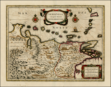 South America Map By Willem Janszoon Blaeu